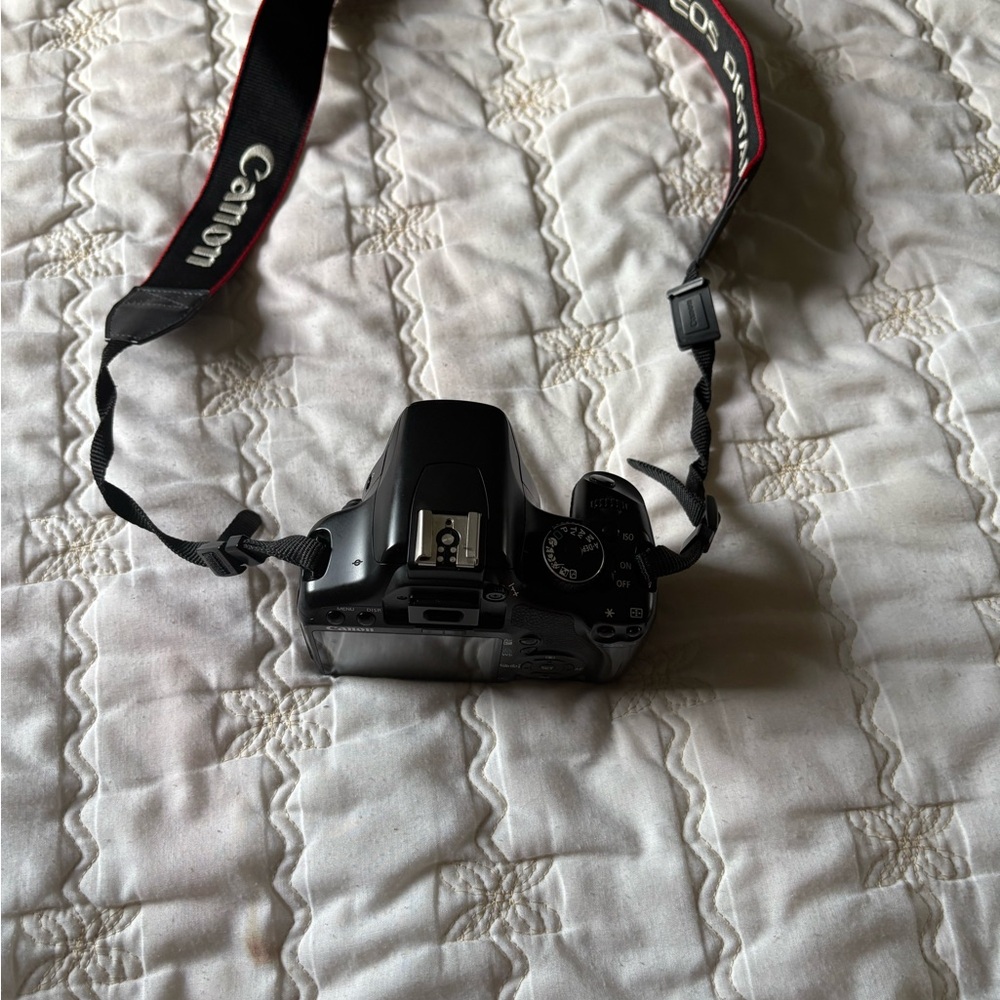 Canon Black Digital Camera with Strap